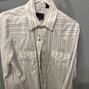 Men's Long sleeve Roper button up shirt
